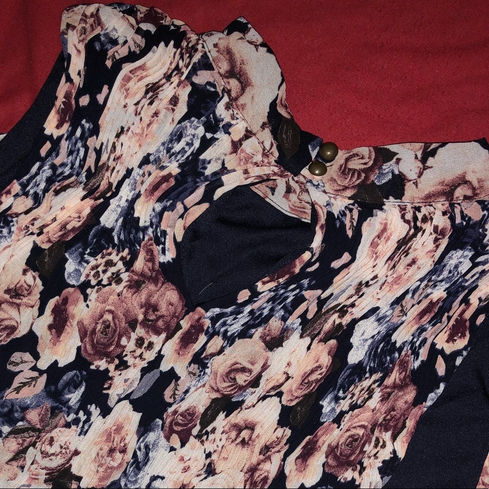 Smocked High-neck Knit Tank - Xhilaration